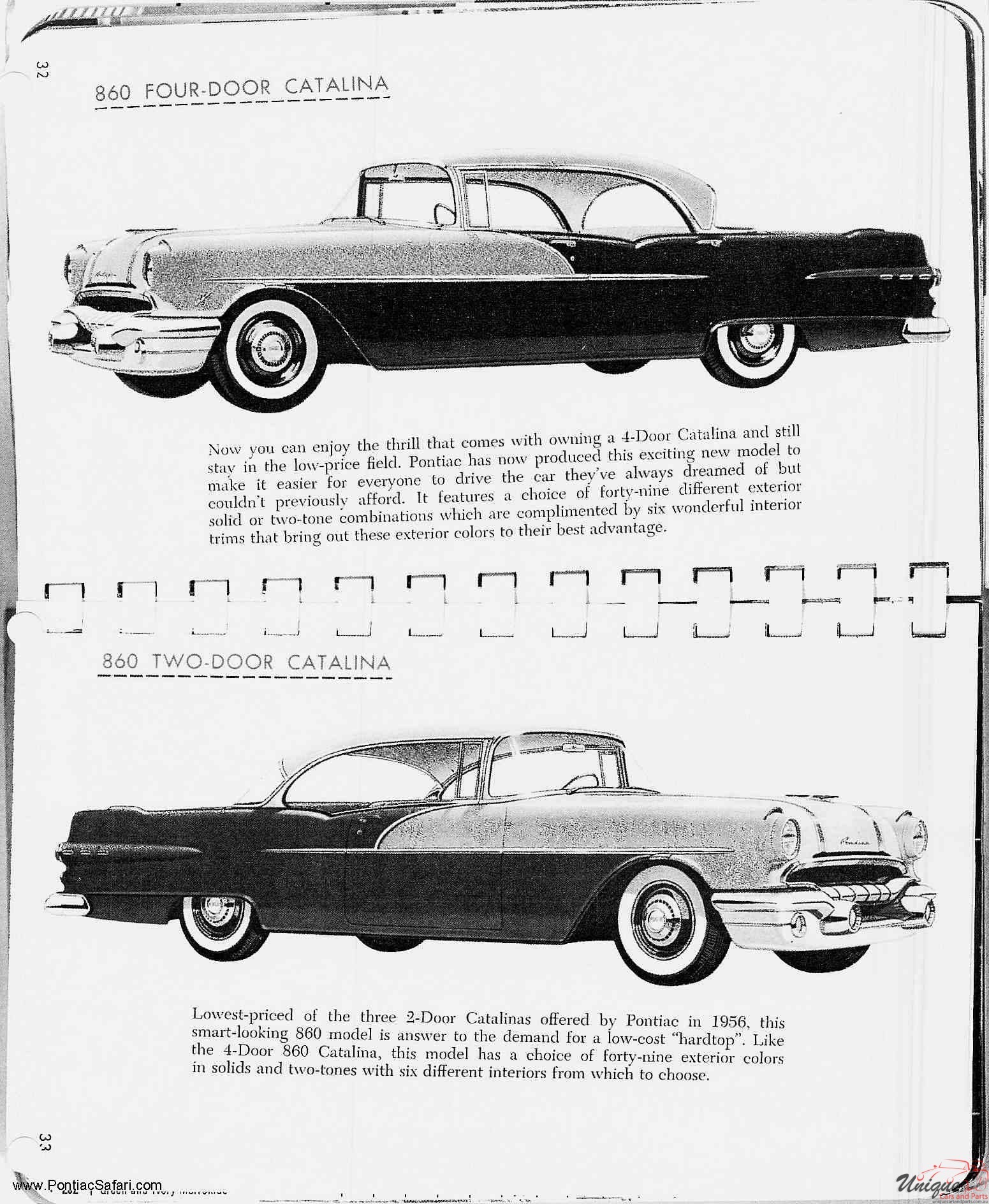 1956 Pontiac Facts Book Page 94
